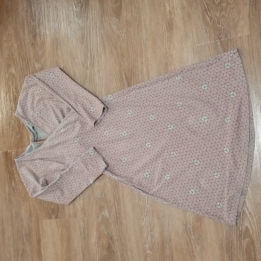 (S) Patagonia Geometric Organic Cotton Casual Weekend Comfortable Faux Wrap Camp